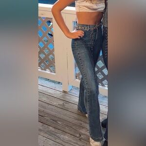 Blue Women's flare Jeans